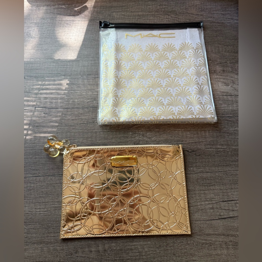 MAC Limited Edition Gold bags